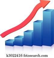 Business growth graph