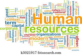Human resources background concept Human resources background concept