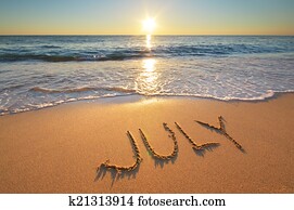 July word on sea