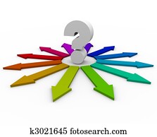 סימן שאלה, ו, הרבה, חיצים, -, בררות