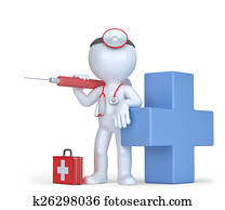 ３ｄ, 医者, ∥で∥, a, スポイト＼, そして, stethoscope., isolated., ∥含んでいる∥, クリッピング道