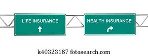 Directions to life and health insurance