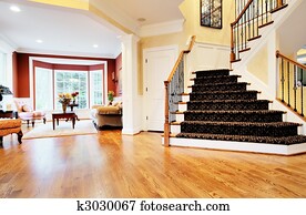 Entryway in Upscale Home