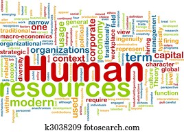Human resources background concept