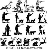hunting collection silhouettes hunting collection silhouettes