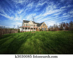 Traditional Home and Large Yard