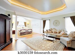 Upscale Master Suite Interior