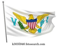 איים של בתולה, (us), דגל לאומי