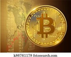 עסק, רקע, עם, bitcoin, איקון