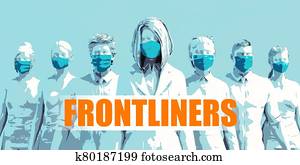 Frontliners Medical Staff Facing Coronavirus Outbreak