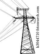 hoogspanning, elektrische lijn