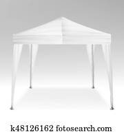 Promotional Tent Vector. Advertising Outdoor Event Trade Show Pop-Up Tent Mobile Advertising Marquee. Mockup, Template. Vector Illustration Promotional Tent Vector. Advertising Outdoor Event Trade Show Pop-Up Tent Mobile Advertising Marquee. Mockup, Template. Vector Illustration