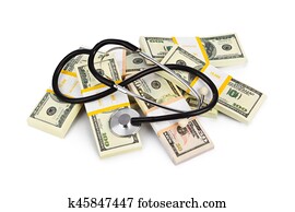 stethoscope, a, peniaze