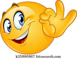 tá bom sinal, emoticon