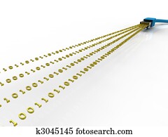 נתונים בינאריים, זרום