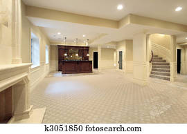 Basement in new construction home Basement in new construction home