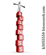 Business success and stable concept