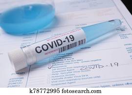 Covid-19 test tube Covid-19 test tube