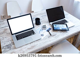 geschaefts, analytics, in, büro