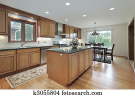 Remodeled, madeira, cozinha