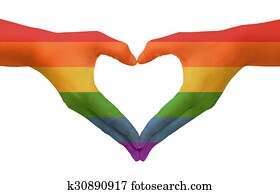 Symbolizing gay love Symbolizing gay love