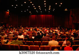 At cinema before seance At cinema before seance