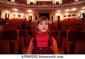 Child in theater Child in theater