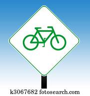Cycling sign Cycling sign