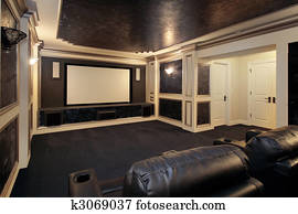 Luxury theater room