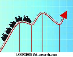 montaña rusa, gráfico