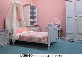 Old-fashioned bedroom Old-fashioned bedroom