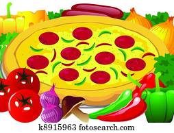 Pizza vector