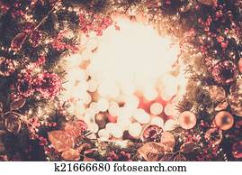 Shiny christmas wreath Shiny christmas wreath