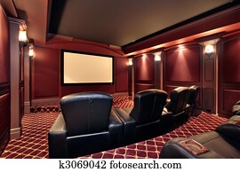 Theater in luxury home Theater in luxury home