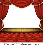 Clipart of Comedy and Tragedy Theater Masks k7800383 - Search Clip Art ...