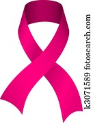 Breast cancer awareness ribbon