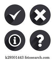 Information icons. Question FAQ symbol. Information icons. Question FAQ symbol.
