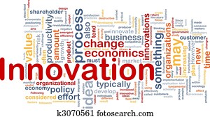 Innovation business background concept Innovation business background concept