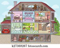 Inside the house Inside the house