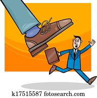 aktiengesellschaften, und, einzelfachhandel, karikatur aktiengesellschaften, und, einzelfachhandel, karikatur