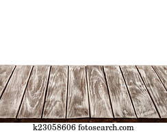 Empty wooden table top