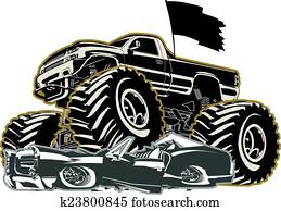Cartoon Monster Truck Cartoon Monster Truck