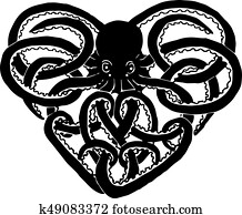 Celtic Octopus Vector Celtic Octopus Vector
