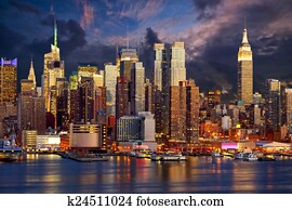 stadtmitte manhattan, skyline