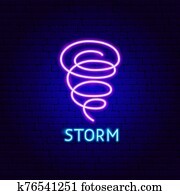 Storm Neon Label Storm Neon Label