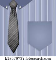 Illustration of tie and shirt for Father's Day Illustration of tie and shirt for Father's Day