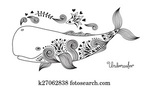 Tattoo Happy Whale. Tattoo Happy Whale.