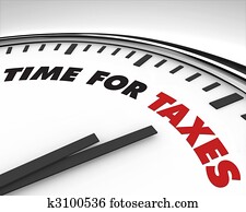 Time for Taxes - Clock Time for Taxes - Clock
