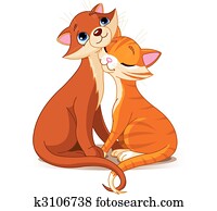 Two Cats in Love Two Cats in Love
