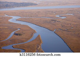 aerial view of salt marsh aerial view of salt marsh